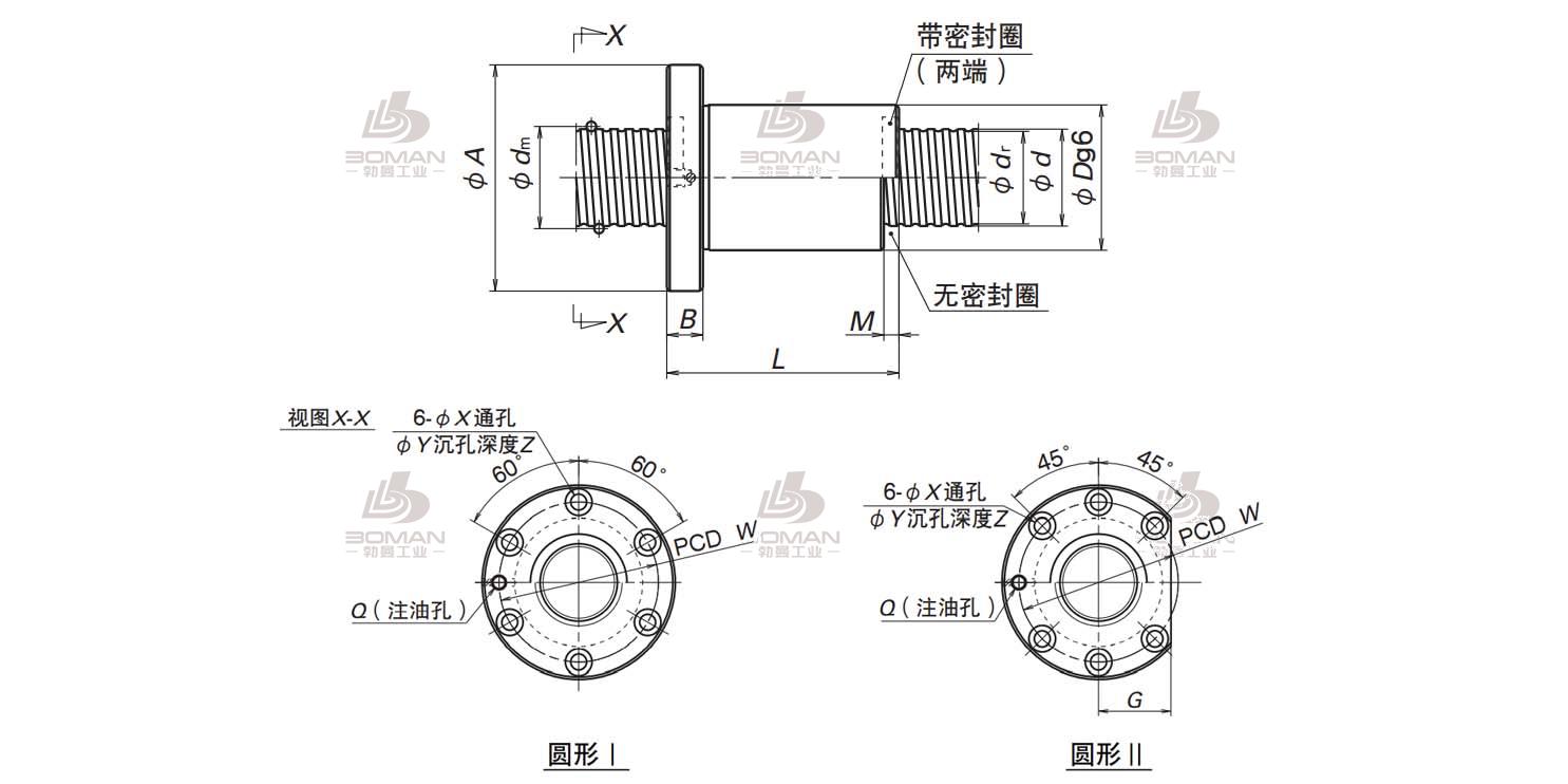 SFD4008-4-NSK ZFD滚珠丝杠