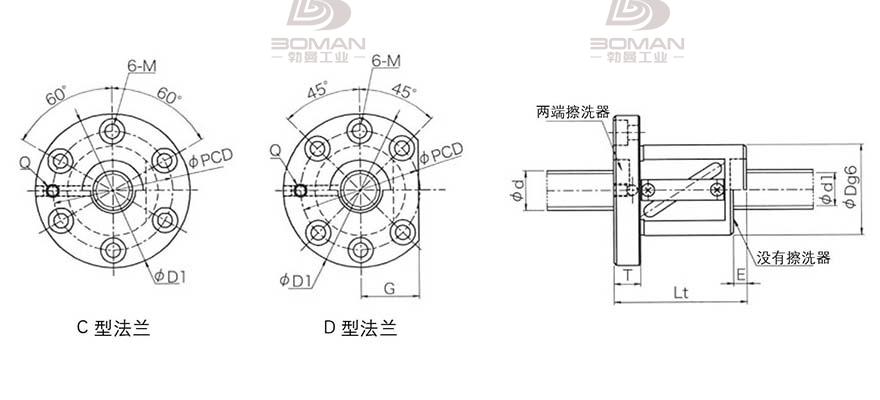 KURODA GR3610ES-DALR 黑田精工的滚珠丝杠