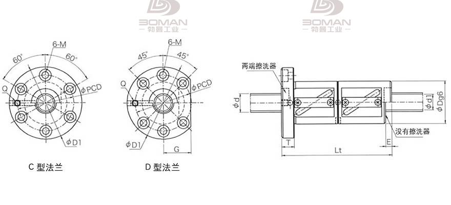 KURODA GRA012ED-DAPR 日本黑田精工丝杠钢珠安装方法