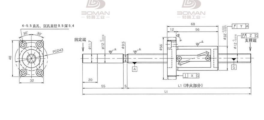 KURODA GG1220AS-BALR-0605A kuroda滚珠丝杠宣城