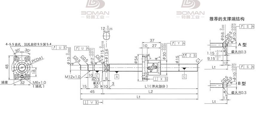 KURODA GP1502DS-BAPR-0600B-C3F 黑田滚珠丝杠销售怎么样