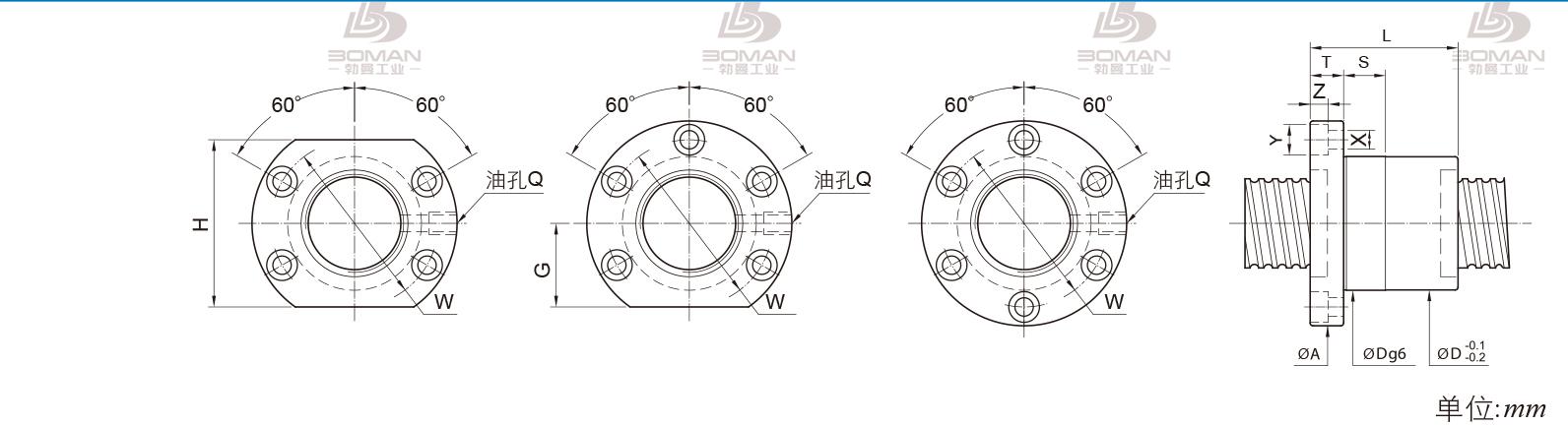 PMI FSIC3210-4 pmi丝杆维修