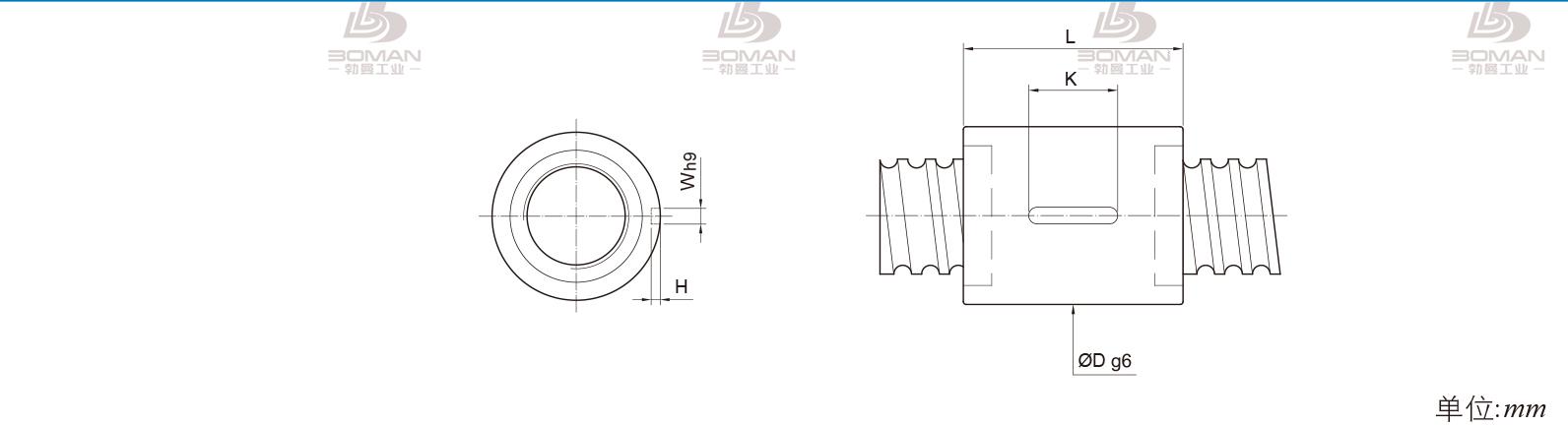 PMI RSIC8012-4 pmi丝杠维修