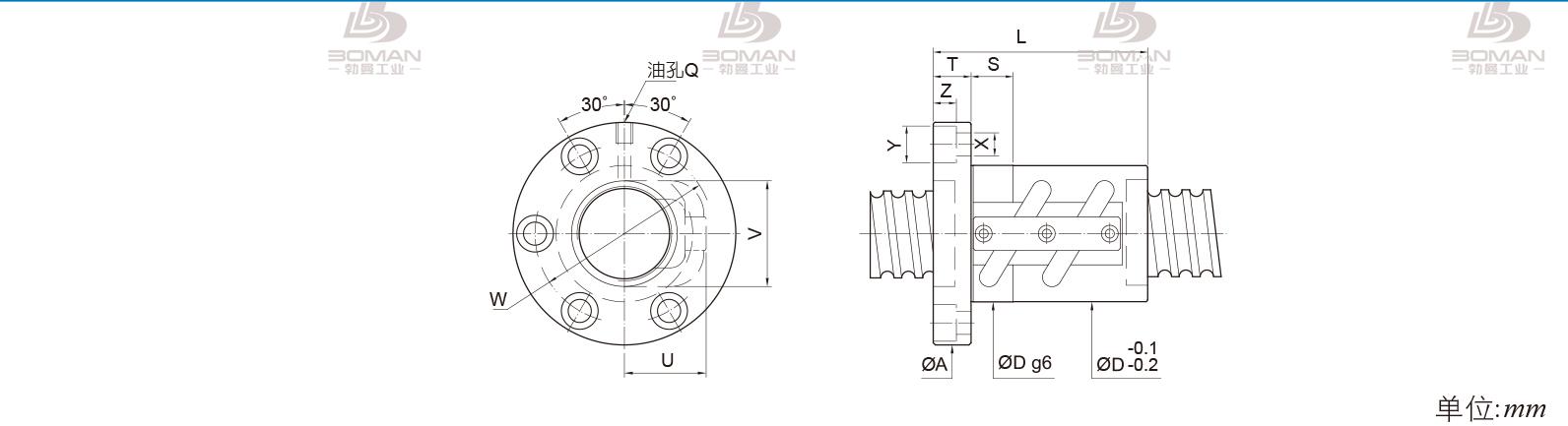 PMI FSVC5012 pmi滚珠丝杠副