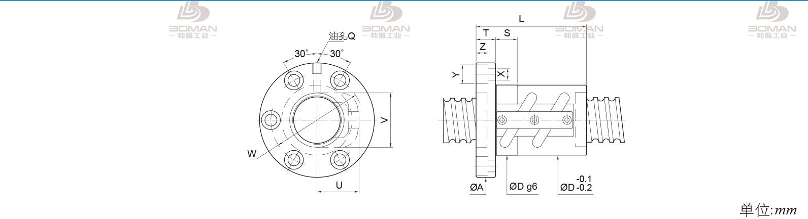 PMI FSVC3208-2.5 pmi丝杆选型