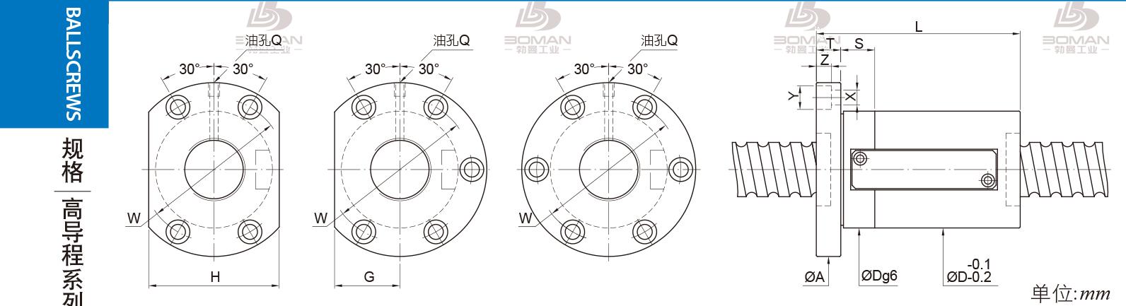 PMI FSWE10020-5 pmi丝杠的E和T