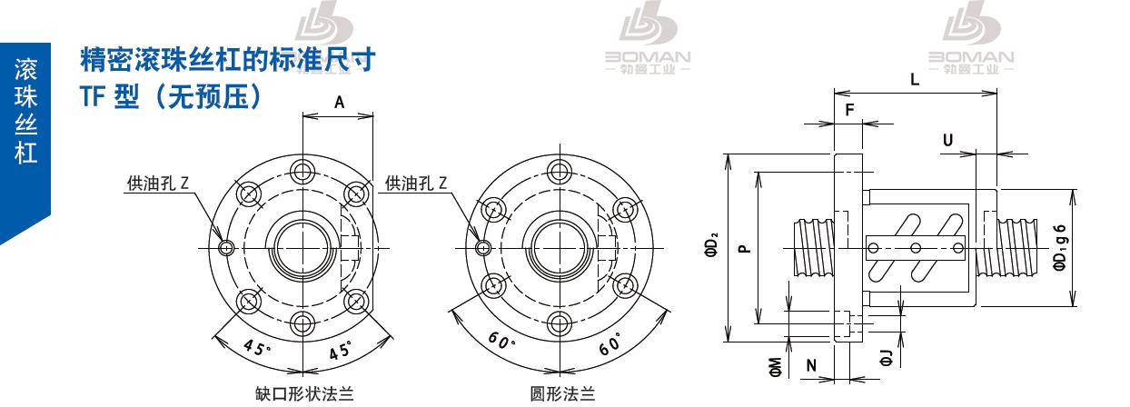 TSUBAKI 32TFL5 tsubaki滚珠丝杆