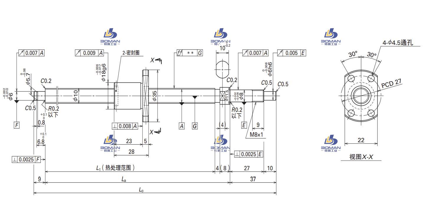 NSK W1002MA-3PY-C3Z2-FA标准滚珠丝杠